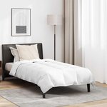 vidaXL Couette Autre avec oreiller 2 Pièces Blanc 155 x 200 cm Bas