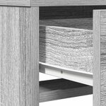 vidaXL Coiffeuse Sonoma gris 50 x 41 x 135 cm Bois d'ingénierie