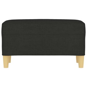 Banc banquette 70 x 35 x 41 cm tissu noir 02_0010586