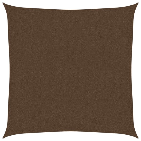 vidaXL Voile d'ombrage 160 g/m² Marron 3 6x3 6 m PEHD