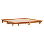 vidaXL Cadre de lit sans matelas cire marron 180x200cm bois pin massif
