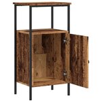 vidaXL Table de chevet vieux bois 41x31x80 cm bois d’ingénierie