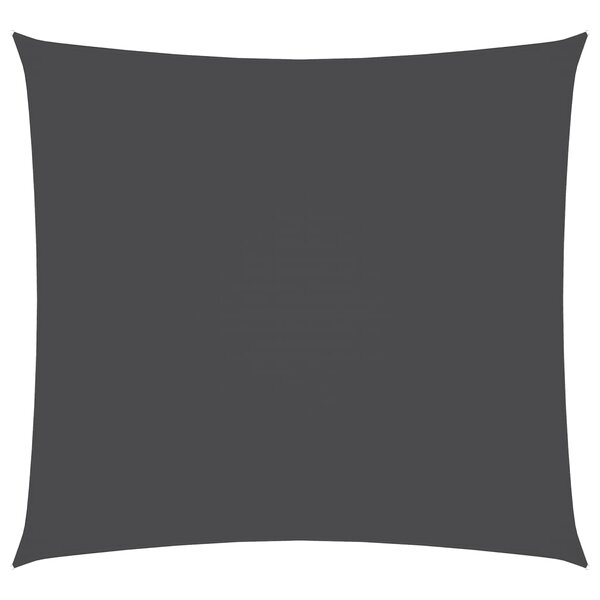 vidaXL Parasol en tissu oxford carré 2x2 m anthracite