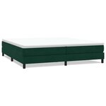 vidaXL Sommier à lattes de lit sans matelas vert foncé 200x210cm