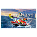 60373 Le bateau de sauvetage des pompiers ® City