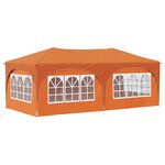 vidaXL Tente de fête pop-up 575 x 288 x 245 cm Orange Tissu Oxford