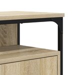 Meuble Lavabo Salle de Bain vidaXL Chêne Sonoma 80x30x60 cm Bois d'ingénierie
