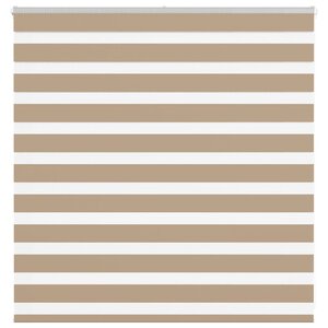 vidaXL Store zèbre marron sable largeur du tissu 145 9 cm polyester