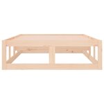 vidaXL Cadre de lit 90x200 cm Bois massif
