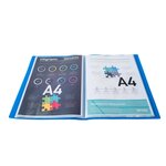 Protège-documents A4 20 pochettes 40 Vues - Coloris Aléatoires x 20 EXACOMPTA