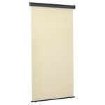 vidaXL Auvent latéral de balcon 122x250 cm Crème