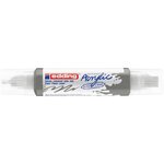 Marqueur acryl 3d dble pointe 5400 anthracite 2-3 mm  5-10 mm EDDING