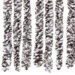 vidaXL Rideau anti-mouches marron et beige 100x200 cm chenille