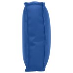 vidaXL Coussin pour dossier de palette Bleu royal 60 x 40 x 12 cm
