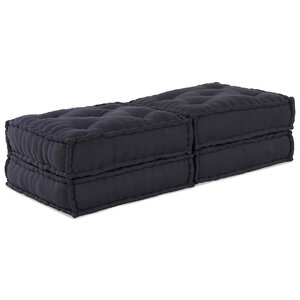 vidaXL Canapé modulaire 2 Pièces Anthracite 70 x 70 x 36 cm tissu