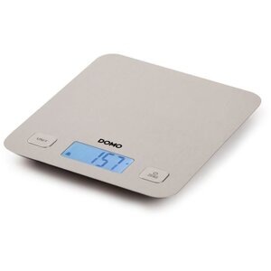 DOMO DO9239W - Balance culinaire éléctronique - Tare - Arrêt auto - Jusqu'à 1 gramme près - Plateau de pesage inox