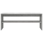 vidaXL Meuble TV Gris béton 100 x 40 x 40 cm Aggloméré
