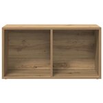 vidaXL Boîtes de rangement LP chêne artisanal bois ingénierie