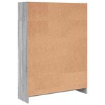 vidaXL Bibliothèque sonoma gris 80x24x109 cm bois d'ingénierie