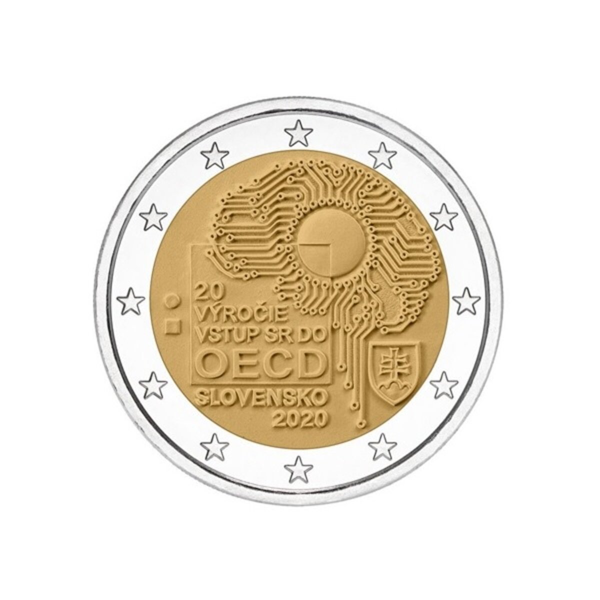 Pièce De 2 Euro Commémorative Slovaquie 2016 - Présidence UE - Couleur - UNC