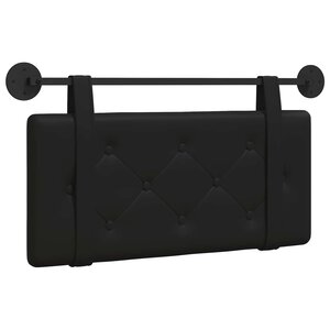 vidaXL Tête de lit suspendue Noir Simili cuir