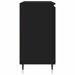 vidaXL Buffet noir 101 5x35x70 cm bois d’ingénierie