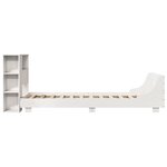 vidaXL Cadre de lit sans matelas blanc 90x200 cm bois de pin massif
