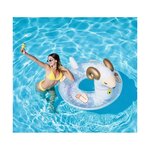 Bouée gonflable ronde xxl pour piscine & plage ultra confort  flotteur deluxe - mouton a paillettes ø115cm
