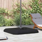 vidaXL Set de bases pour parasol à bras déporté  4 pièces - 130 kg de sable ou 90 kg d'eau.