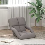 vidaXL Chaise de sol réglable avec accoudoir
