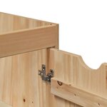 vidaXL Meuble de lavabo de salle de bain OTTA 59x40x80 cm bois massif