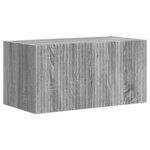 vidaXL Meuble TV mural 2 Pièces Gris Sonoma 60 x 31 x 29.5 cm