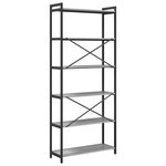 vidaXL Étagère Sonoma gris 40 x 30 x 85 cm Bois d'ingénierie