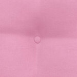 vidaXL Coussin de Dos Rose 80 x 24 x 50 cm tissu