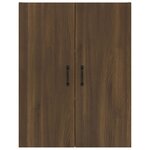 vidaXL Armoire suspendue Chêne marron 69 5x34x90 cm Bois d'ingénierie