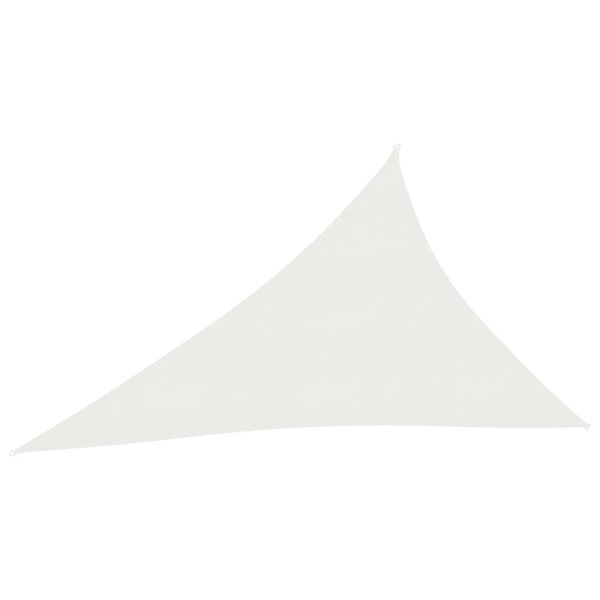 vidaXL Voile d'ombrage 160 g/m² Blanc 4x5x6 8 m PEHD