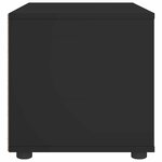 vidaXL Meuble TV VISNES noir 60x40x38 cm bois d'ingénierie