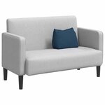 vidaXL Coussin de Dos Bleu 45 x 20 x 35 cm tissu