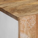 vidaXL Buffet 60x33 5x75 cm bois de manguier massif