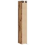 vidaXL Armoire de rangement 2 Pièces Bois ancien 30 x 42 5 x 225 cm