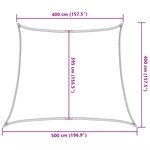 vidaXL Voile d'ombrage 160 g/m² trapèze bleu 4/5x4 m PEHD