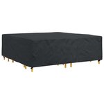 vidaXL Housse pour mobilier d'extérieur Noir 235 x 235 x 70 cm 420D
