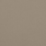 vidaXL Coussins de palette lot de 3 taupe tissu oxford