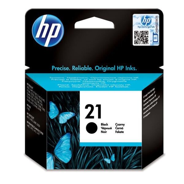 Hp 21 cartouche d'encre noire authentique pour hp deskjet 3910/3920/3930/3940 (c9351ae)