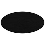 vidaXL Dessus de table 80x40x2 cm bois de chêne massif ovale