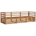 vidaXL Ensemble de canapés d'extérieur 3 pc Naturel