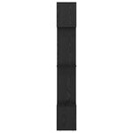 vidaXL Bibliothèque Chêne noir 92 x 29 x 188 cm Bois d'ingénierie