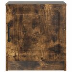 vidaXL Cabinet de chevet Chêne fumé 43 x 34 5 x 47 cm