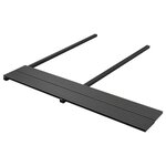 vidaXL Panneaux de terrasse solides et accessoires WPC 20 m² 4 m Noir