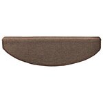vidaXL Tapis d'escalier auto-adhésifs 15 Pièces Marron café